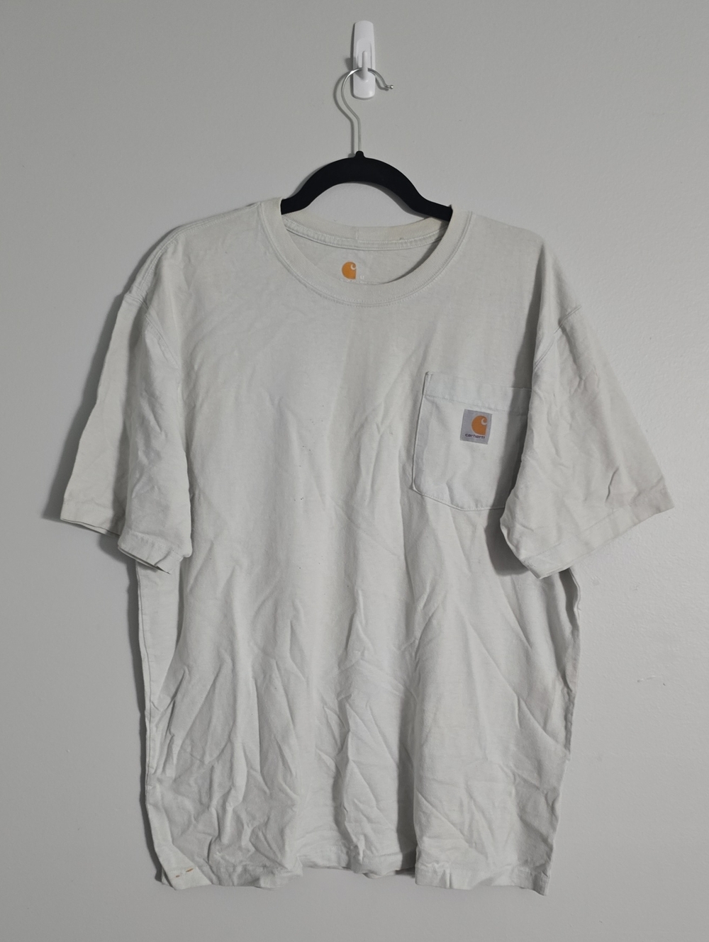 Carhartt Men’s Soft Blue Short-Sleeve Pocket Tee